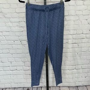 Lounge Pants with Drawstring Waistband Blue